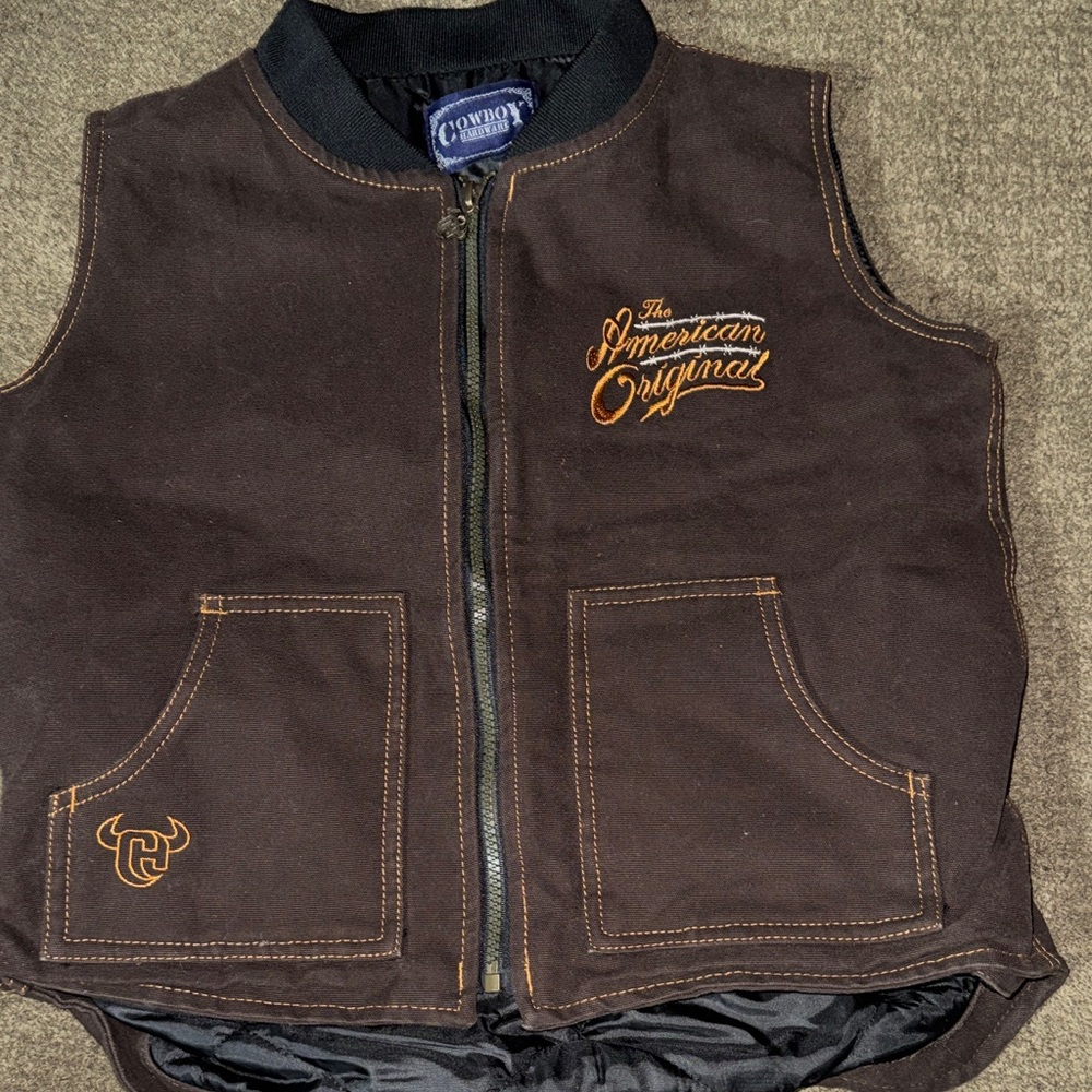 Cowboy Hardware Kids Dark Brown Vest